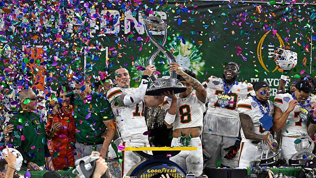 Miami beats defending national champ Ohio State 24-14 in the CFP quarterfinal at Cotton Bowl