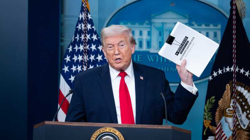 Fact-checking Donald Trump's marathon press briefing at one-year mark of second term