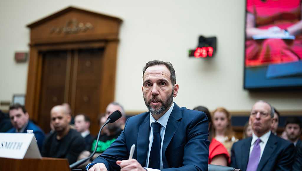 Smith defends his Trump investigations at a House hearing. 'No one should be above the law,' he says