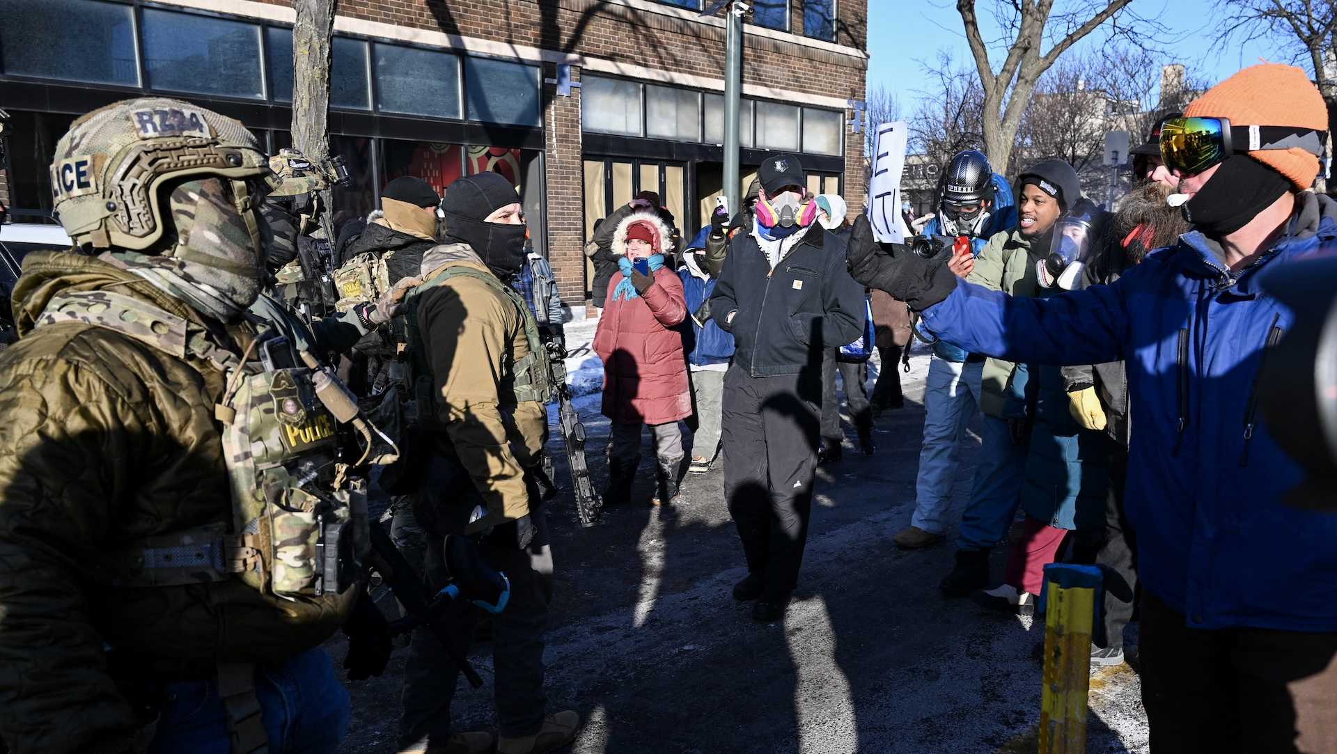 ICE claims a man shattered his skull running into wall