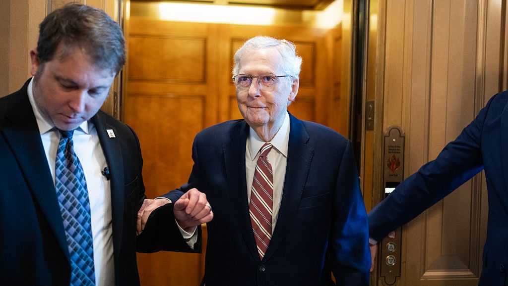 Kentucky Sen. Mitch McConnell discharged from hospital after flu-like symptoms