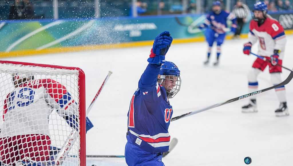 Hilary Knight ties US Olympic goal record in 5-0 win over Finland team coming off stomach virus