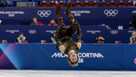 Ilia Malinin of the United States performs a back flip