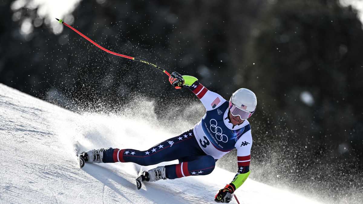 Vermont's Ryan Cochran-Siegle wins silver medal in Super G at Milan Cortina Olympics