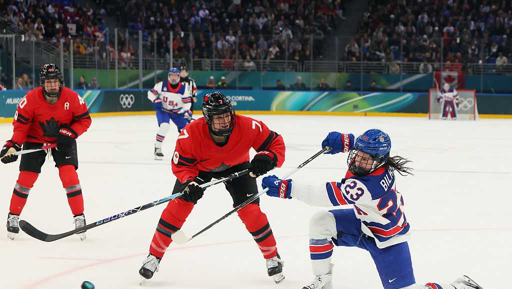 Former Ohio State star leads U.S. hockey squad to win over Canada in Olympics