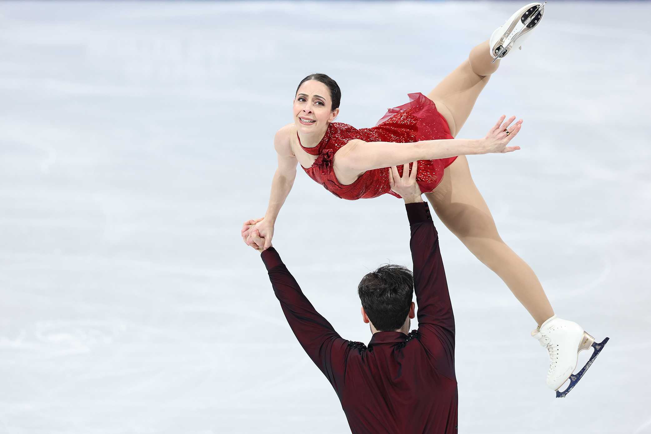 Figure skater Deanna Stellato-Dudek makes Olympic debut at 42