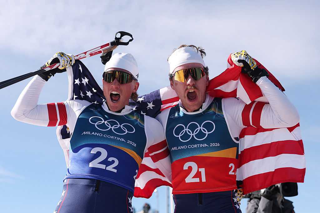 Ben Ogden and Gus Schumacher make Team USA history in Cross Country Skiing Men's Team Sprint