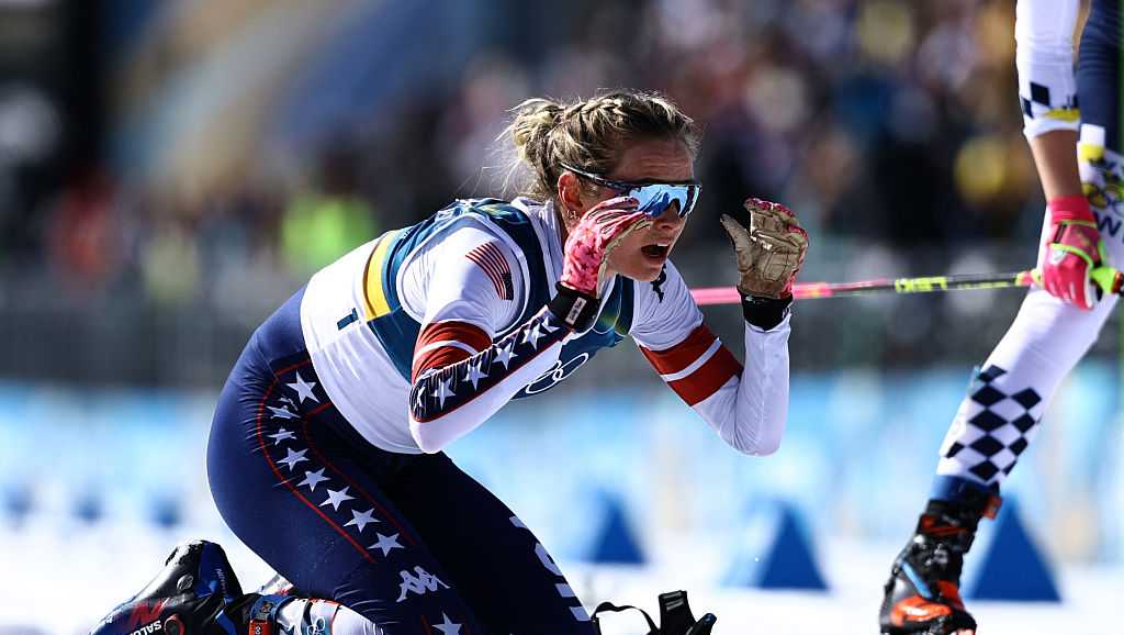 Watch: U.S. skier Jessie Diggins caps off historic Olympic career with heroic finish