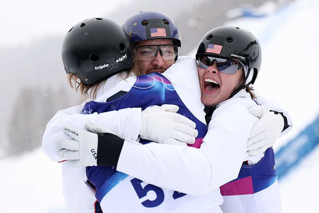 US captures record 11th gold medal at the Winter Olympics with mixed aerials win