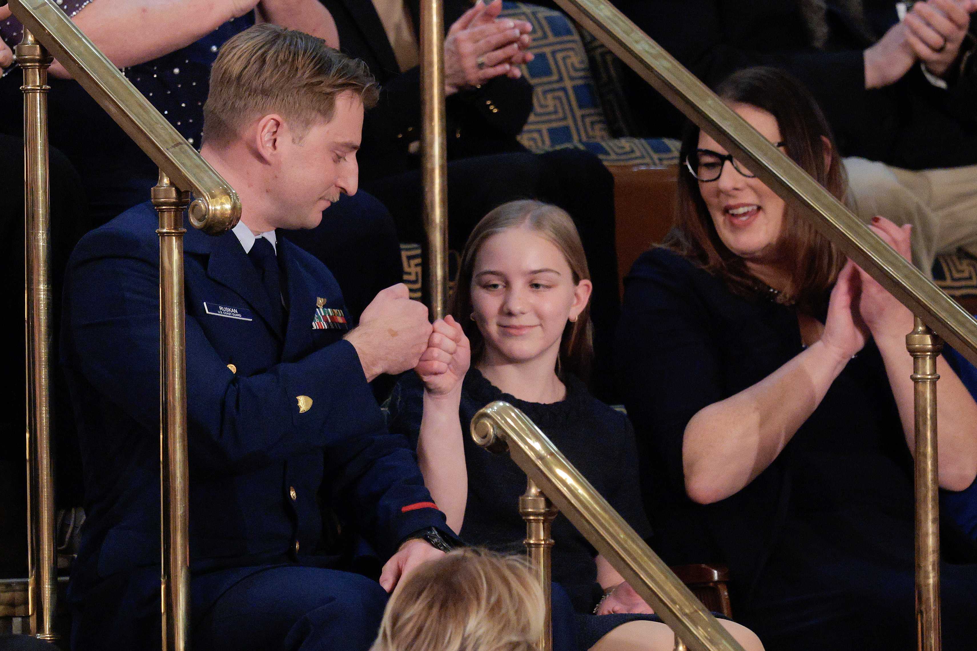 Texas floods Coast Guard hero honored at State of the Union, reunited with 11-year-old he saved