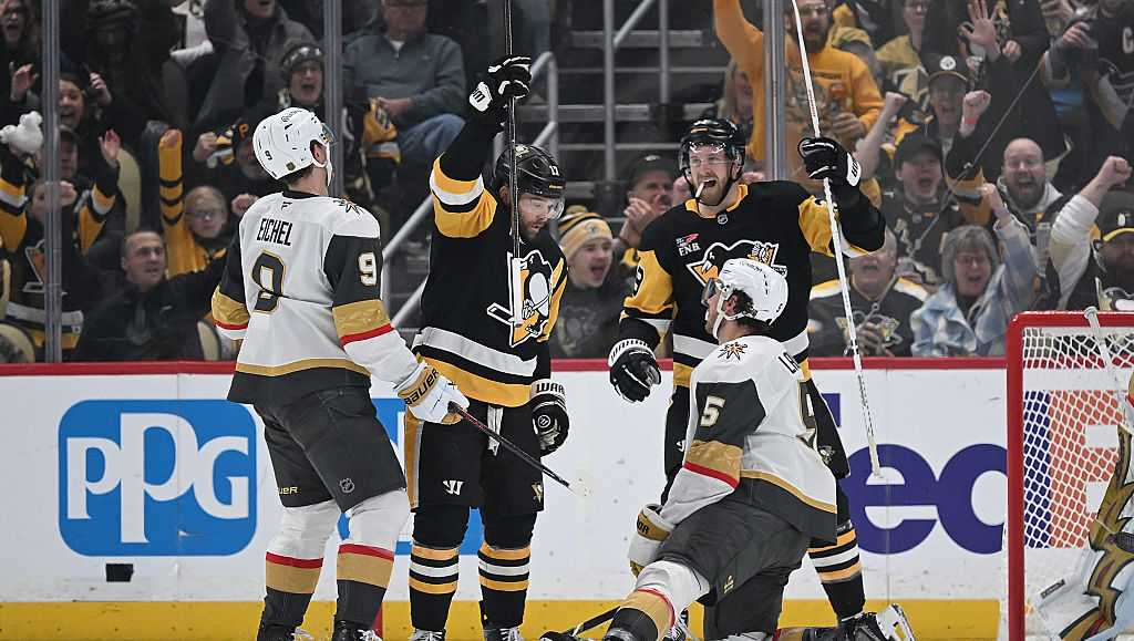 Penguins secure 'golden' victory against Vegas Knights at PPG Paints Arena