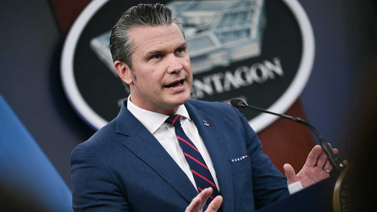 Hegseth says a torpedo from a US submarine sank an Iranian warship