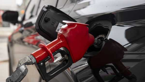 NEW YORK, UNITED STATES - MARCH 04: A vehicle is being refueled at a gas station in Brooklyn, New York, U.S., March 4, 2026. (Photo by Mostafa Bassim/Anadolu via Getty Images)