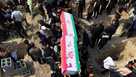 The coffins of students killed in an Israel-US attack on a girls' primary school are seen during a mass funeral ceremony in Minab, Hormozgan, Iran on March 3, 2026. 