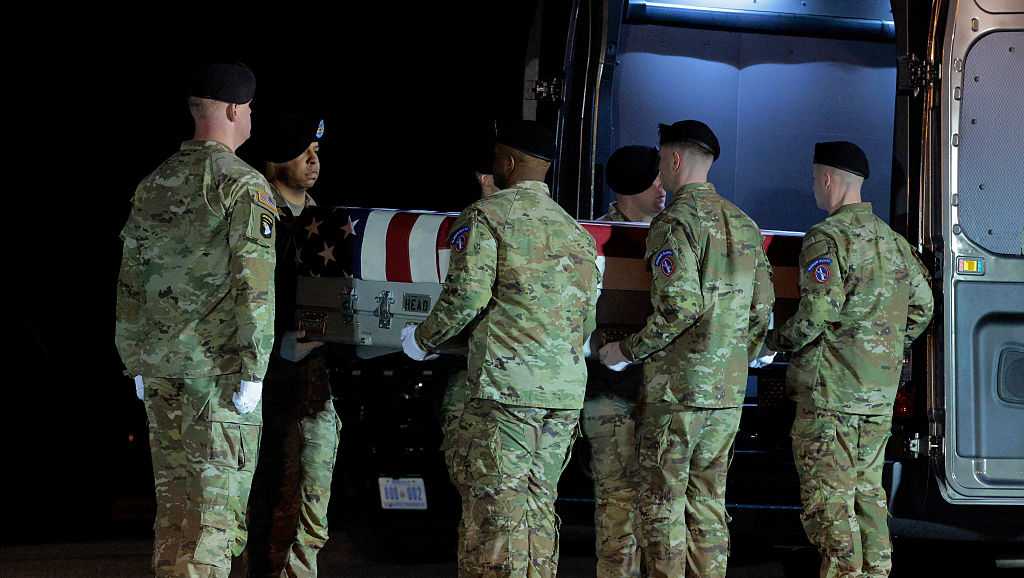Dignified transfer honors Kentucky soldier killed during Iran war - WLWT