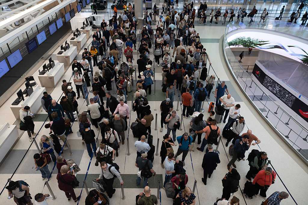 What happens if you miss your flight due to long TSA lines?