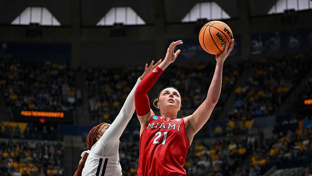 Miami women fall to West Virginia in first round of March Madness, ending RedHawks' best season ever
