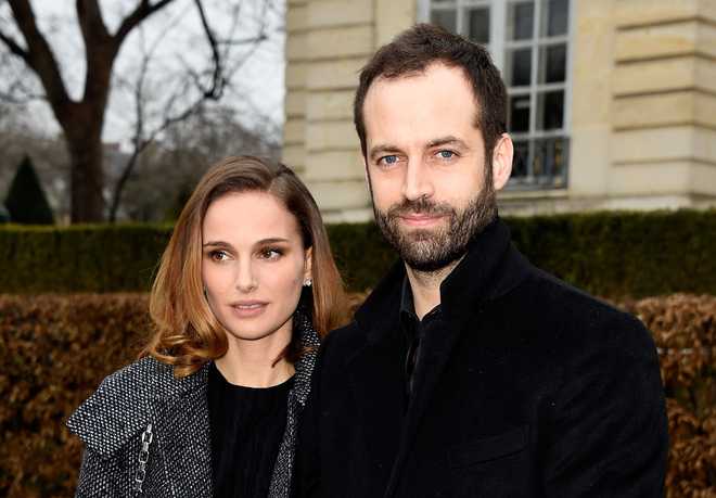 PARIS,&#x20;FRANCE&#x20;-&#x20;JANUARY&#x20;26&#x3A;&#x20;&#x20;Actress&#x20;Natalie&#x20;Portman&#x20;&#x28;L&#x29;&#x20;and&#x20;her&#x20;husband&#x20;Benjamin&#x20;Millepied&#x20;attend&#x20;the&#x20;Christian&#x20;Dior&#x20;show&#x20;as&#x20;part&#x20;of&#x20;Paris&#x20;Fashion&#x20;Week&#x20;Haute&#x20;Couture&#x20;Spring&#x2F;Summer&#x20;2015&#x20;on&#x20;January&#x20;26,&#x20;2015&#x20;in&#x20;Paris,&#x20;France.&#x20;&#x20;&#x28;Photo&#x20;by&#x20;Pascal&#x20;Le&#x20;Segretain&#x2F;Getty&#x20;Images&#x29;