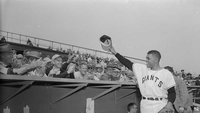 Always an Iowa connection: Willie Mays was in Iowa when he was first called up to Major League Baseball