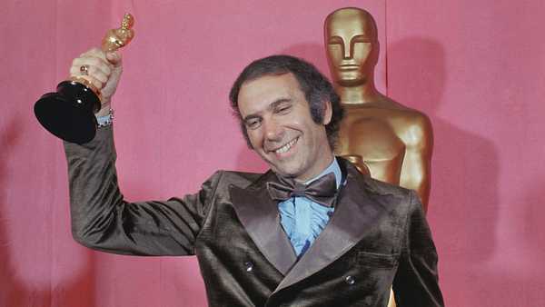 Producer of The Godfather, Albert S. Ruddy is shown here holding his Oscar after winning the award for best picture of the year for 1972.
