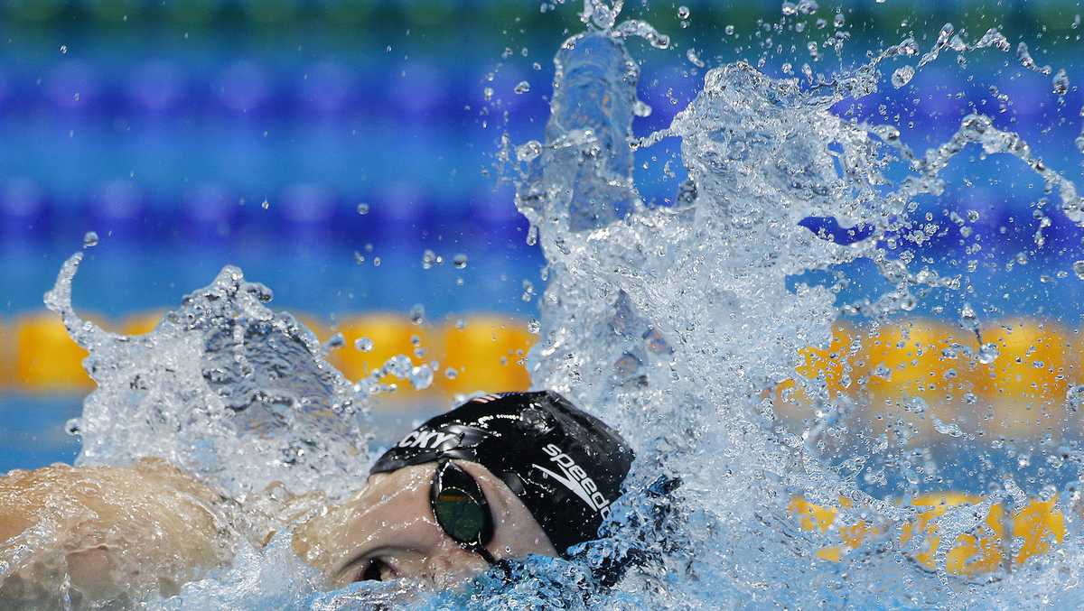 Katie Ledecky's historic swimming career in photos