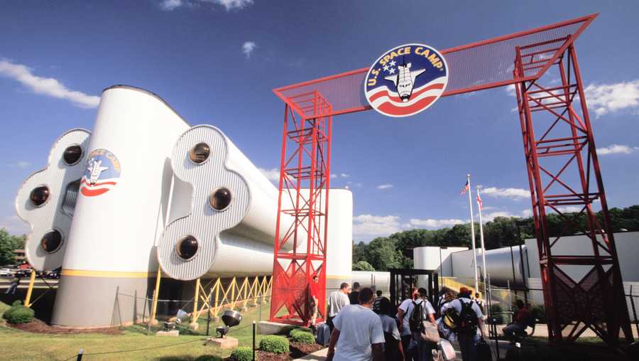 Space Camp encourages students to explore aviation and space programs.