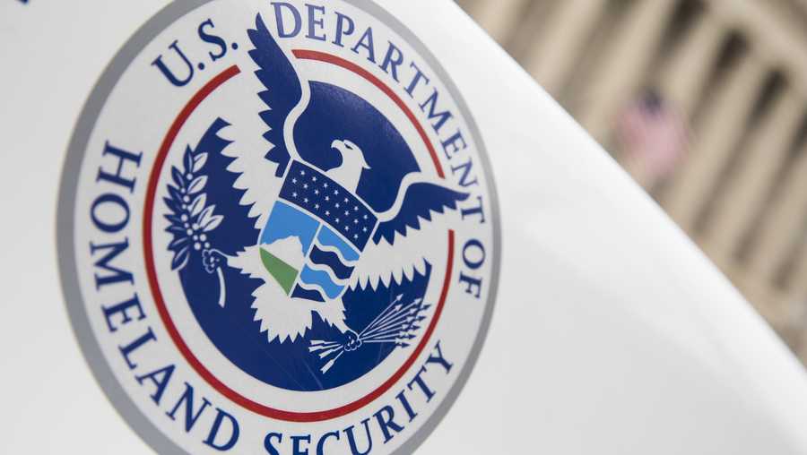 WASHINGTON, USA - The Department of Homeland Security logo  