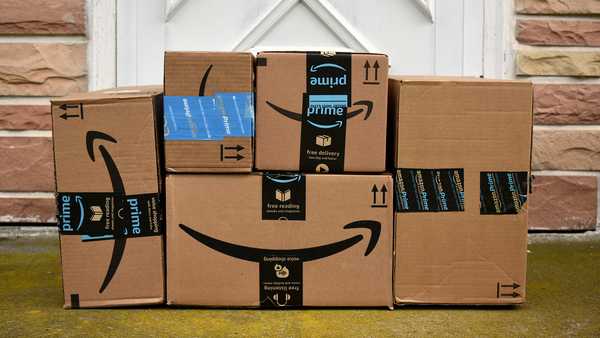 HAGERSTOWN, MD, USA - MAY 5, 2017: Image of an Amazon packages. Amazon is an online company and is the largest retailer in the world.