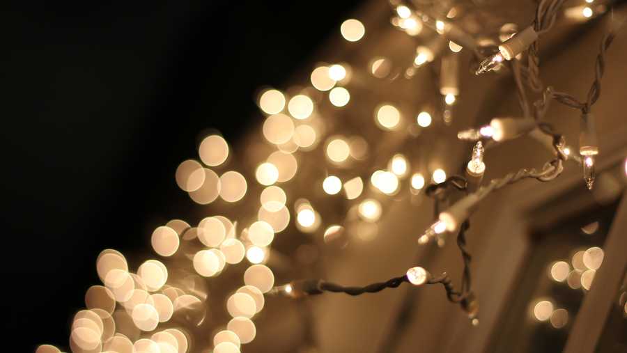 stock photo of string lights