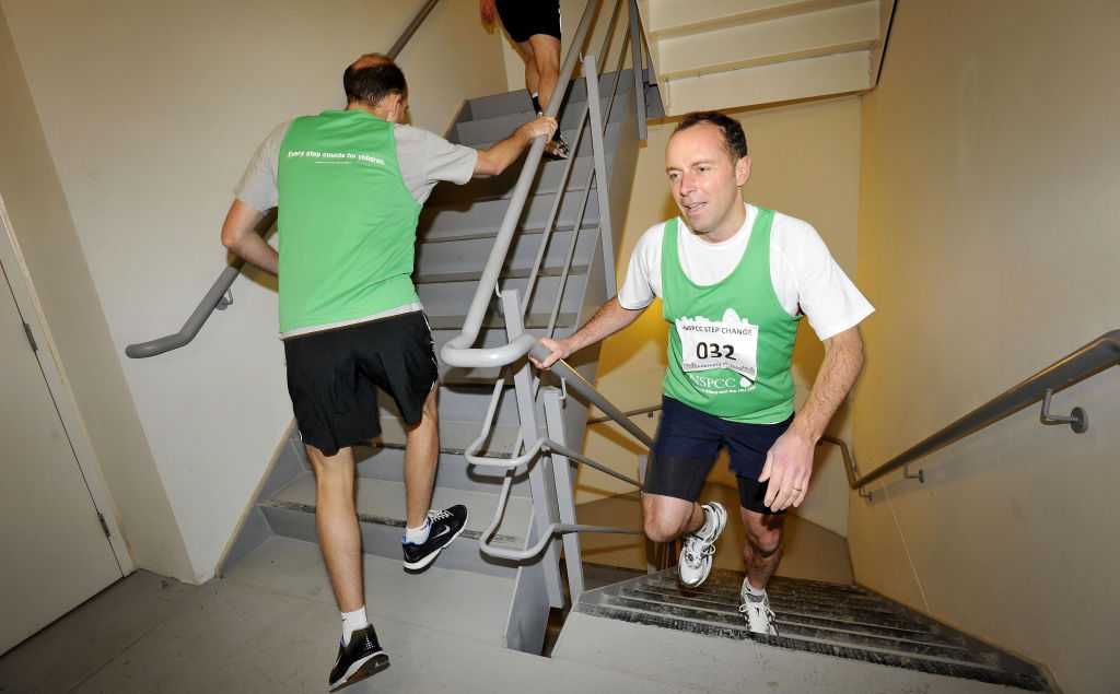 Stair climbers love their exercise, even when security guards act like they’re up to something