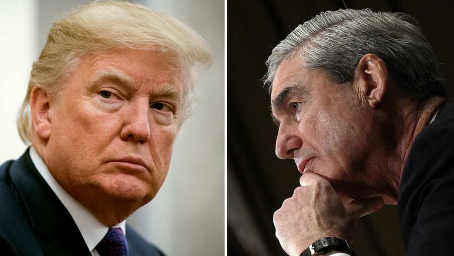 President Trump and special counsel Robert S. Mueller III.