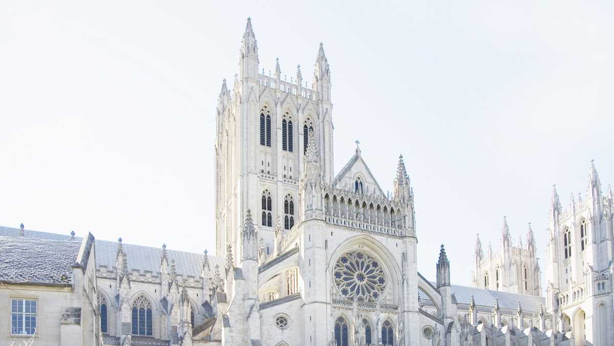 President Trump attends prayer service at Washington National Cathedral