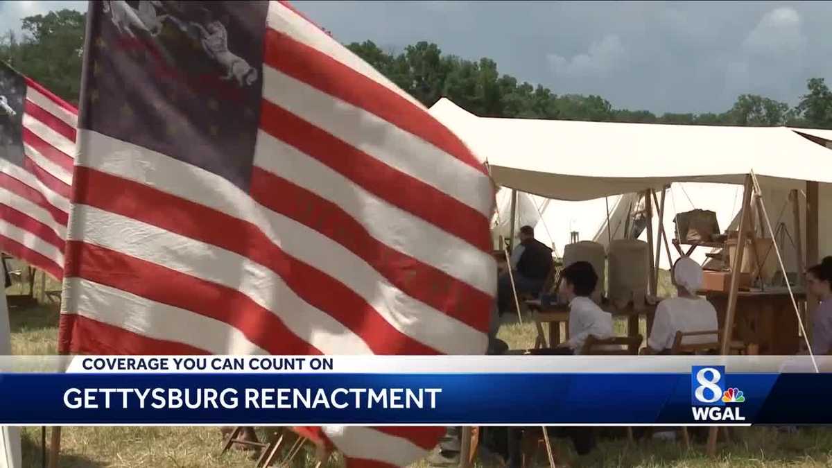 Sights and sounds of the Battle of Gettysburg reenactment