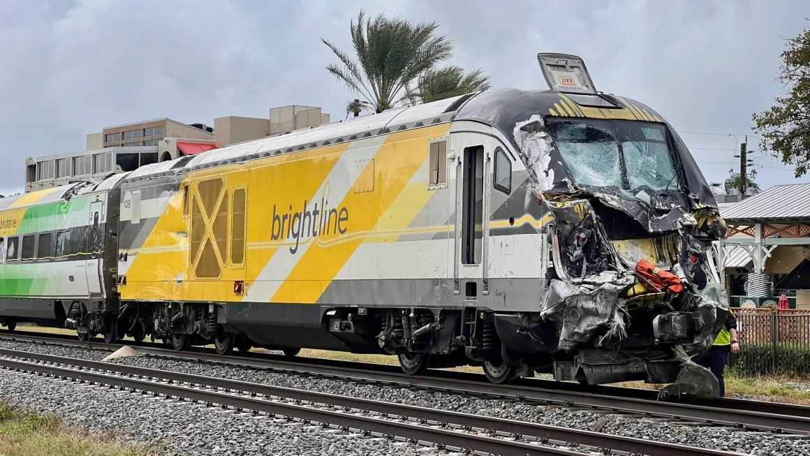 Florida's Brightline train collides with fire truck in Delray Beach, 15 ...