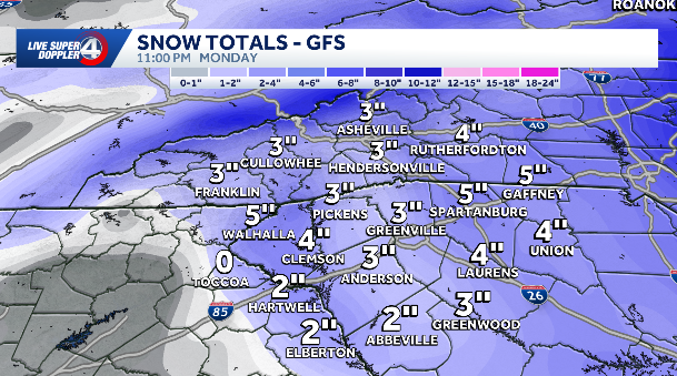Snow likely for South Carolina this weekend