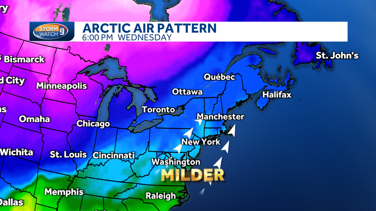 NH Weather This Week Warming Up, Possible LateWeek Mix