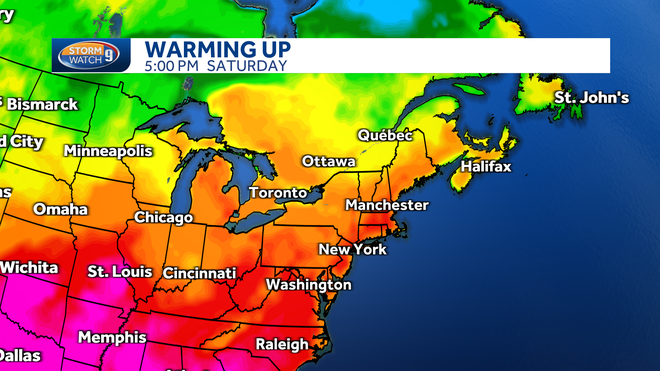 Sunshine Returns To Start The Week With Warmer Temperatures