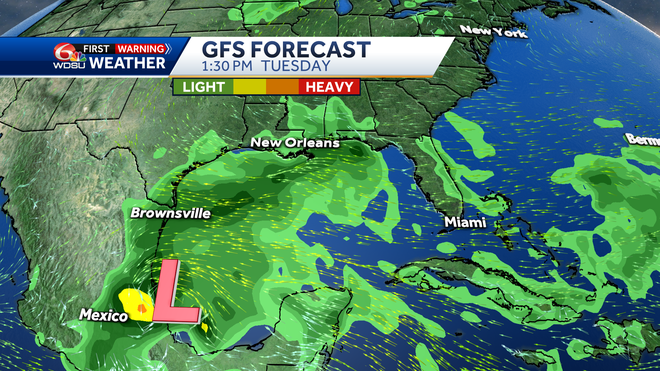 Pronóstico de Nueva Orleans