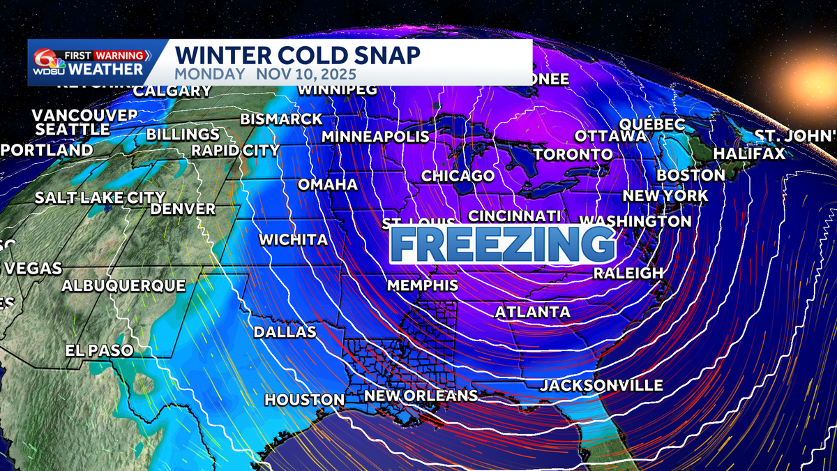 The first frost and freeze of the season is possible next week