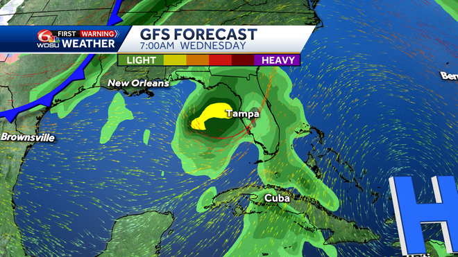 New Orleans weather forecast will a tornado hit New Orleans