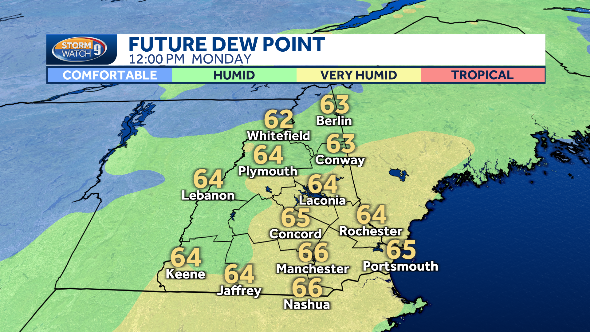 current dew point hershey pa