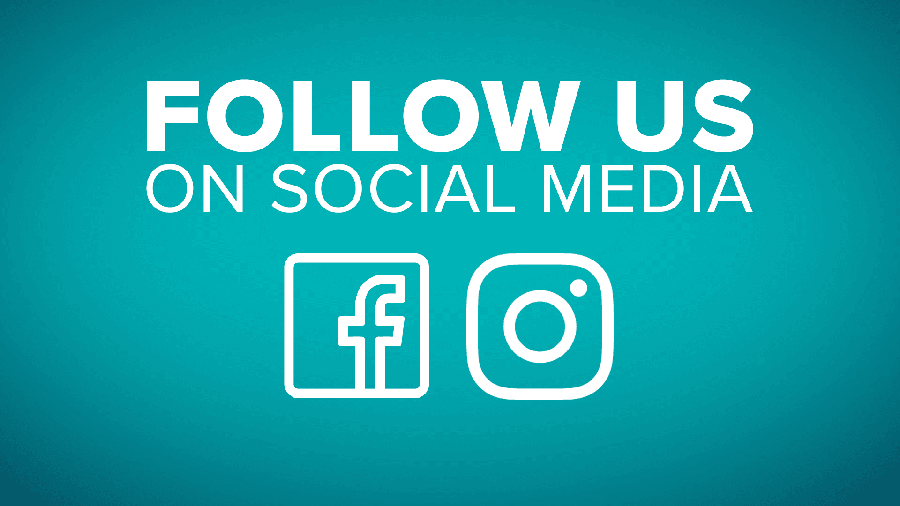 follow us on social media!
