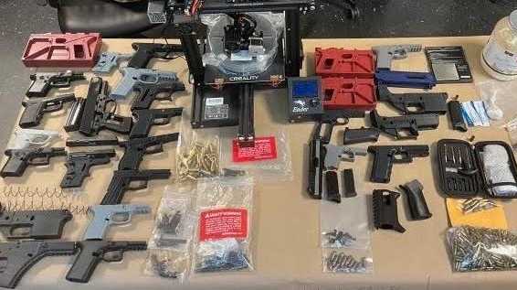 Suspect arrested with parts, ammunition for multiple ‘ghost guns’ – World news