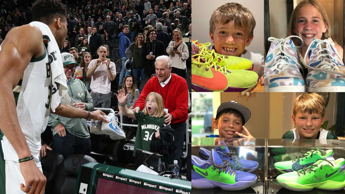 giannis game worn shoes