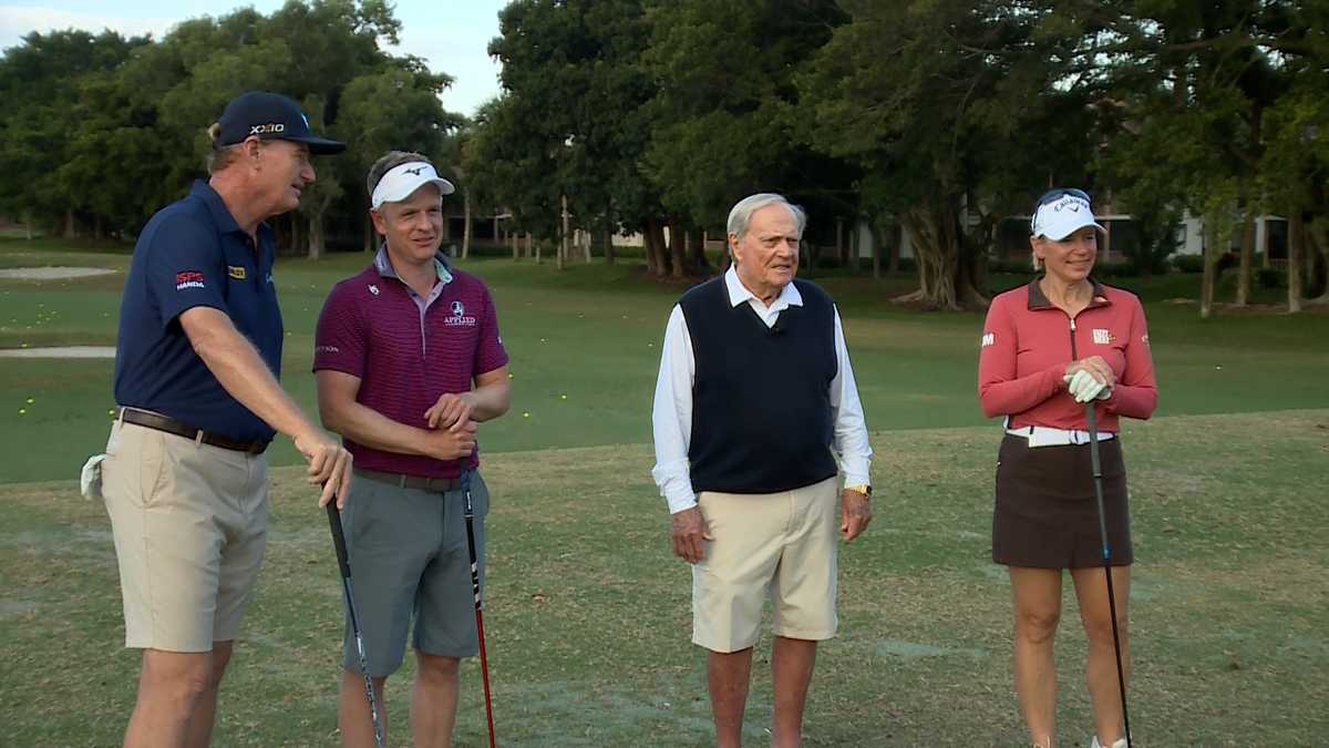 Nicklaus, Els, Sorenstam and Donald host golf clinic