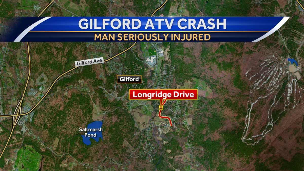 Gilford man suffers serious injury in ATV Crash
