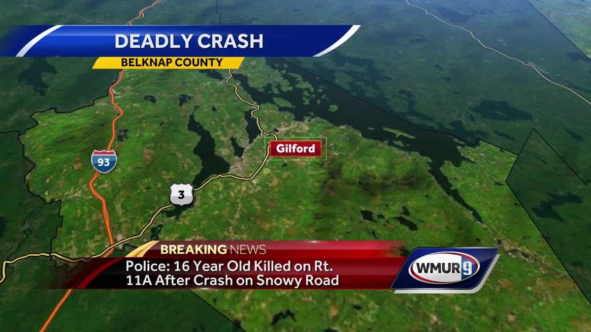 16yearold girl killed in Gilford crash