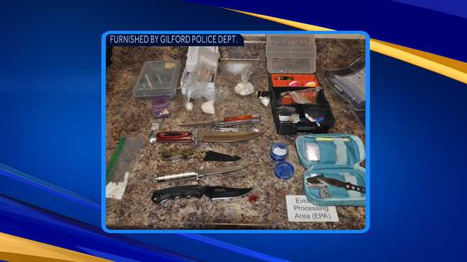 Welfare check at Gilford hotel leads to drug bust