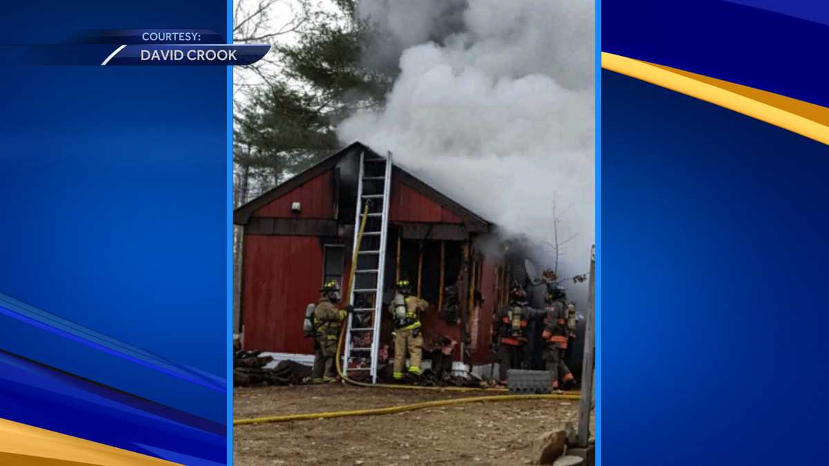 Crews Battle Fire In Gilford