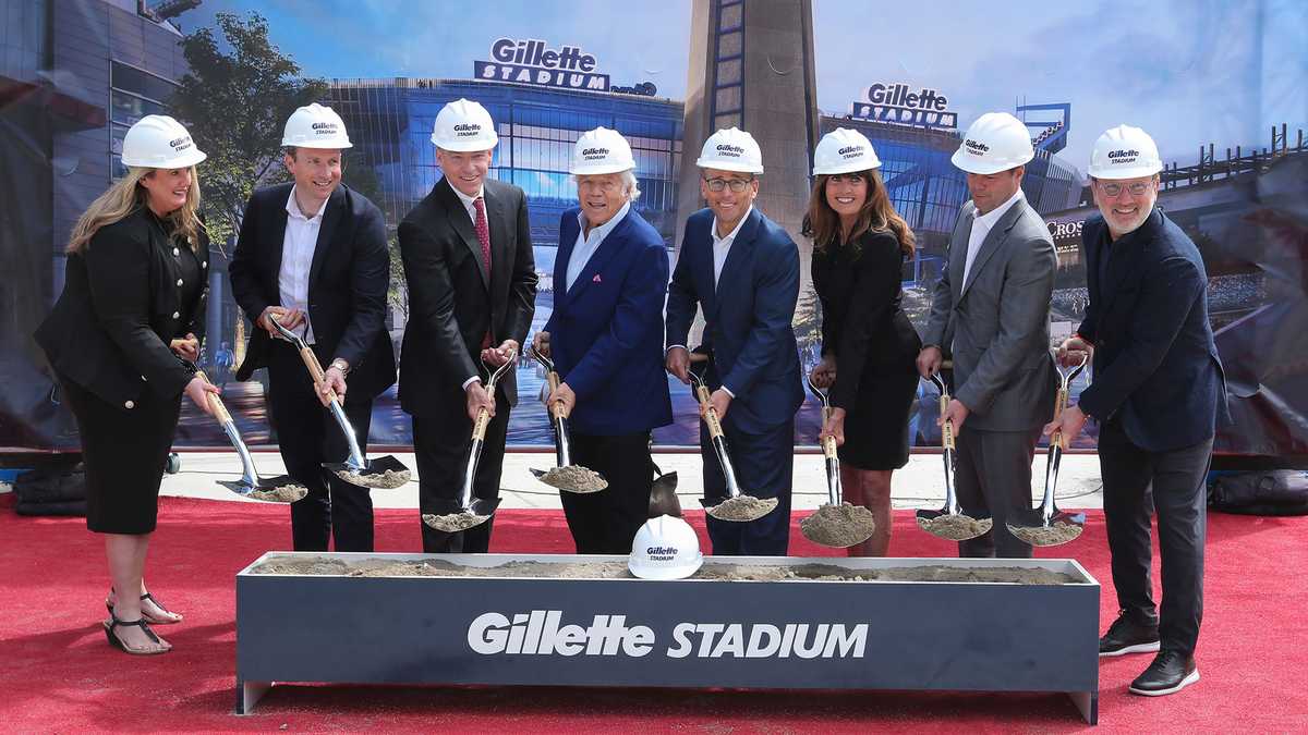 Construction is moving along at Gillette! Excited to see the results : r/ Patriots